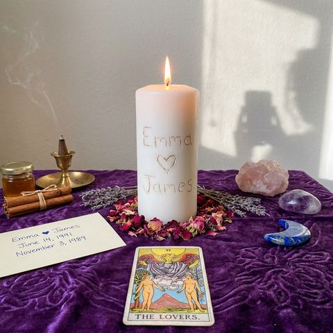 Personalized Candle Artwork + Meditation Guide