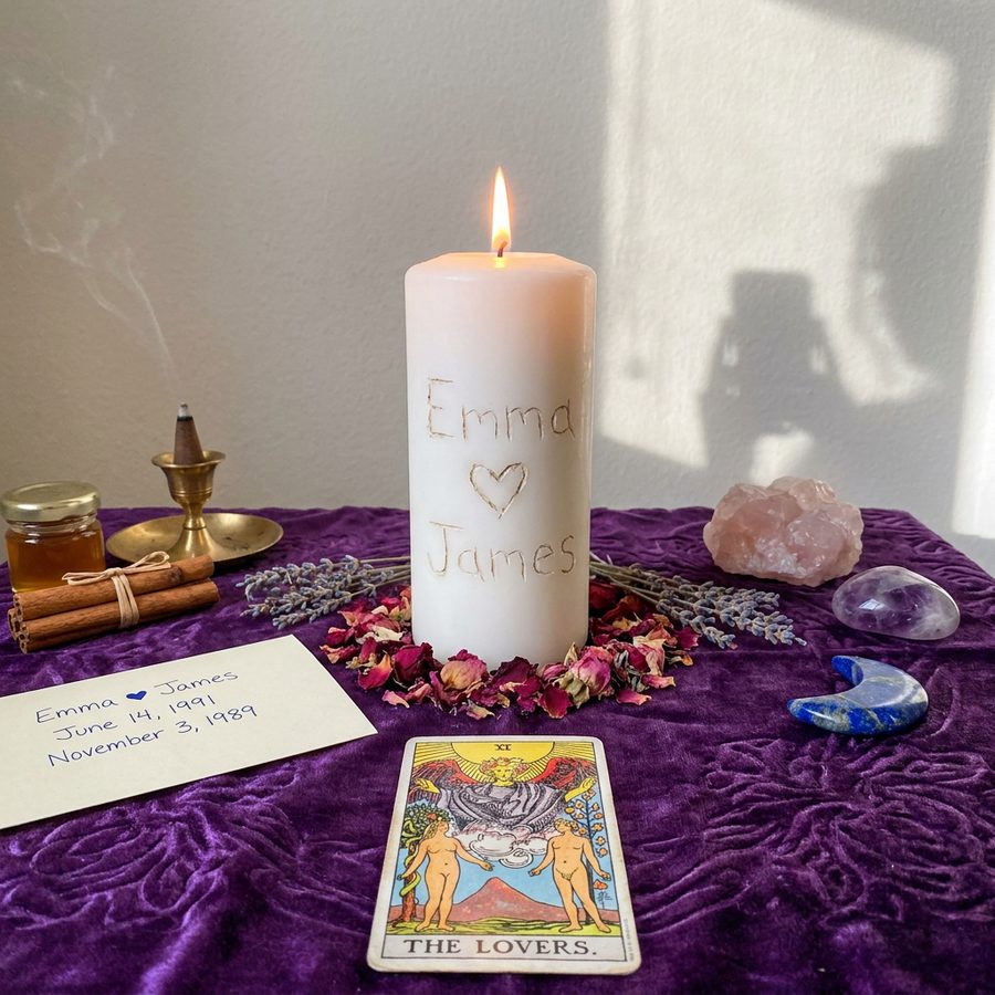 Personalized Candle Artwork + Meditation Guide